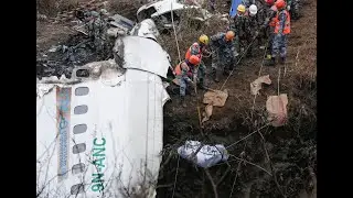 Passenger filmed moment his plane crashed in Nepal killing at least 68