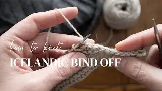 How to Knit Icelandic Bind Off