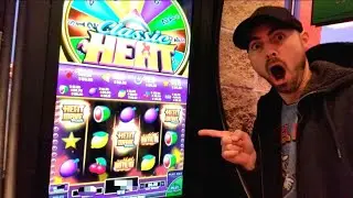 GOT THE SLOT HEAT WAVE BONUS FEATURE!! WHAT WILL WE WIN??