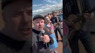 Einstein&rsquo;s Wardrobe - Life Is A Merry Go Round - Big Beach Busk 2022 -Portobello Prom #edinburghband