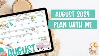 August 2024 Plan With Me | Digital Planner