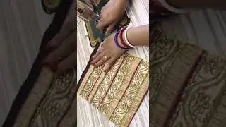 Old Saree Lace Reuse Idea. Party Wear Purse👛/Hand Purse/Clutch Purse👜#shorts#minakshi_boutique.
