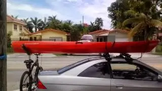 Bike & Kayak Car Rack Mount on Honda Civic 2Dr with Swagman XTC 2-Bike Rack