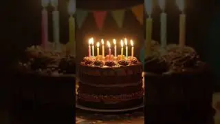 AI Birthday Magic: Cake, Candles, and Tunes! 🎂🎶