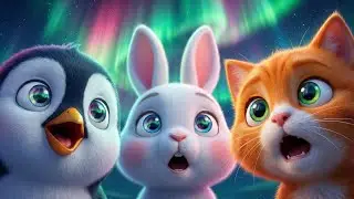 🐧🐰🐱Pogo, Jinx & Ginger: The Aurora Mystery | Learn About Northern Lights for Kids | STEM Education