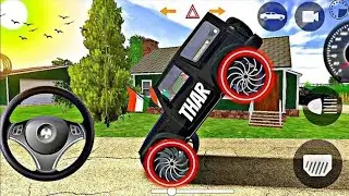 Modified Mahindra 😈Thar Car Games: Indian Cars (Gadi Wala Game) - Car Game Android Gameplay⚡