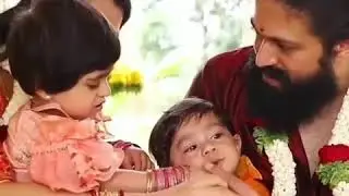 Ayra and Yatharv Cute video | Yash Funny Moment with Family