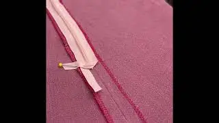 How to finish of the ends of zip that's a bit too long