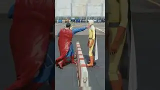 NEW SUPER MAN VS GOKU, SAITAMA, HULK SLAP BATTLE - WHO IS STRONGER 🔥| #Shorts | #gta5 | #goku
