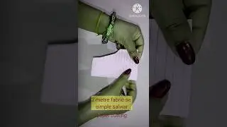 simple salwar|सलवार #cutting #method #shorts 😀👍