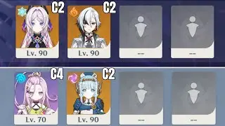Arlecchino & Ineffa Duo Spiral Abyss Luna IV/6.3
