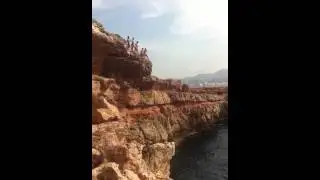 Big cliff jump ibiza