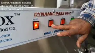 Dynamic Pass Box Microbiology Lab Model STXDPB22