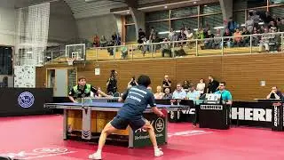 NIPPONPOWER Shunsuke Togami-Gerassimenko TTF Liebherr Ochsenhausen-Werder Bremen-Bundesliga 1.Satz