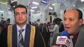 لقاء المذيع فوزى عبد المقصود والمبتهل حسام الاجاوى مع شاكر عماره بمسجد العمرى بالرجديه yes