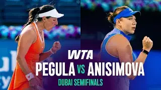Jessica Pegula vs. Amanda Anisimova | 2026 Dubai Semifinals | WTA Match Highlights