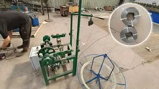Automatic Wire Rope Spooling Machine Coil Winding