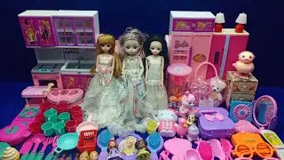 6 Minutes Satisfying with Unboxing Hello Kitty Sanrio Kitchen Set | ASMR Tiny Toys Kitchen Set