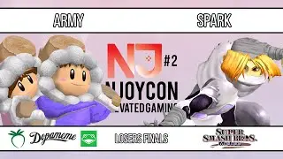 nJoyCon 2 - ARMY (Ice Climbers) VS Spark (Sheik) - SSBM - Losers Finals