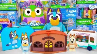 Bluey School Collection ASMR ✨ Calypso&rsquo;s School Playset Unboxing