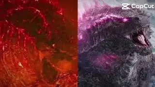 Thermo Godzilla and evolved Godzilla 