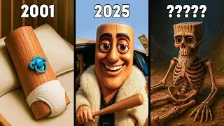 Evolution of Tung Tung Tung Sahur! Italian Brainrot Growing Up Compilation