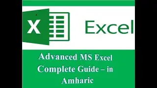 Advanced MS Excel Complete Guide &ndash; in Amharic