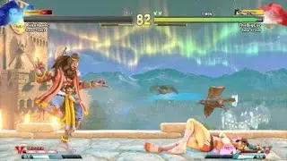 Dhalsim vs Laura  STREET FIGHTER V