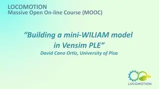 Day 1, session 4: System Dynamics and Feedback Loop on VENSIM (David Cano Ortiz (UNIPI))