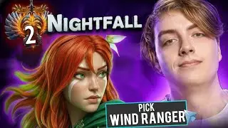 Windranger Completely Out of Control | Nightfall Rampage