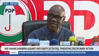 PDP Warns Member Against Anti-Party Activities, Threatens Disciplinary Action