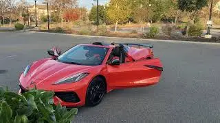 Corvette C8 Convertible Sebring Orange