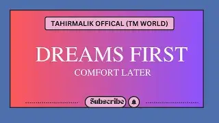 Chapter 10 | Dreams First, Comfort Later. #SuccessMindset #TahirMalikOfficial #hardworkpaysoff