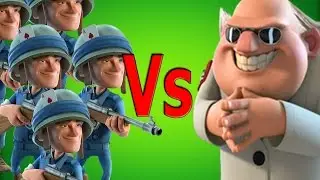 Max Level 21 RifleMen Vs Doctor Terror - So Many Troops - Boom Beach