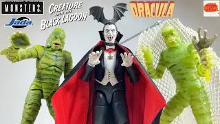 UNIVERSAL MONSTERS! Count Dracula and The Creature from the Black Lagoon Jada Toys Figure Review