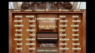 L. Chaumont - Suite de 6º tono para órgano