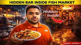 HIDDEN RESTAURANT IN THE MIDDLE OF A FISH MARKET | Best Restaurants in Mumbai | Cheap Drinks Bar