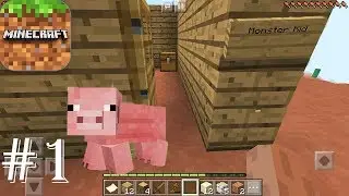 Minecraft: Pocket Edition - Gameplay Walkthrough Part 1 - Survival (iOS, Android)