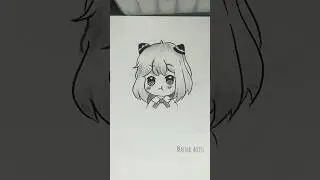 anime girl drawing tutorial #art #drawing #sketch #easy #anime #shorts #tutorial #trending #viral