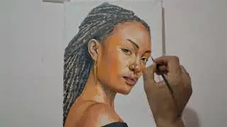 Pose #PortraitArt #ModernPortrait #FineArt #ArtDescription #FemalePortrait #ElegantArt#pose