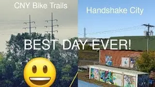 Almost Dropped My Phone, Less Wind, Handshake City, Biking In Utica, NY.