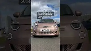 Три уникальные особенности внутри Fiat 500e. ⚡️😍 #fiat500 #fiat500e #fiat #электромобиль