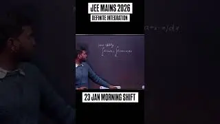 definite integration 23 jan morning shift #jee2026 #jeemains #jeeproblems #education #jeemaths