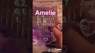 Как играть на калимбе &laquo;Амели&raquo; мелодия / урок на калимбе / Amelie Kalimba tabs.