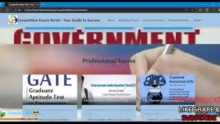 Competitive Exams Management System &ndash; Web Application #competitiveexams#examportal#webproject