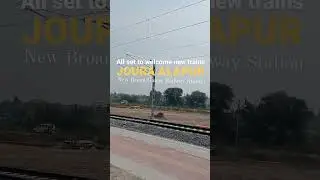 Joura Alapur New Broad Gauge Railway Station #joura #jouraalapur #morena #chambal