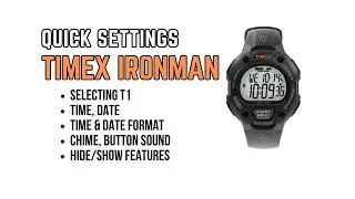 How to Set Time & Date on Timex Ironman Classic 30 | Complete Beginner Tutorial