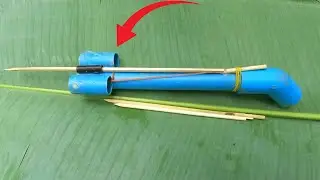 DIY \ Make Bow & Arrow  With PVC pipe- Power Of PVC pipe