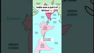 The Indian subcontinent was a part of the African super continent #india #himalayas #africa #asia