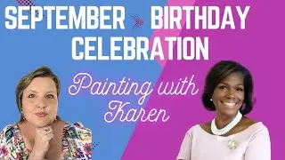 Painting watercolor flowers and making cards with @slappingpaintonpaper 